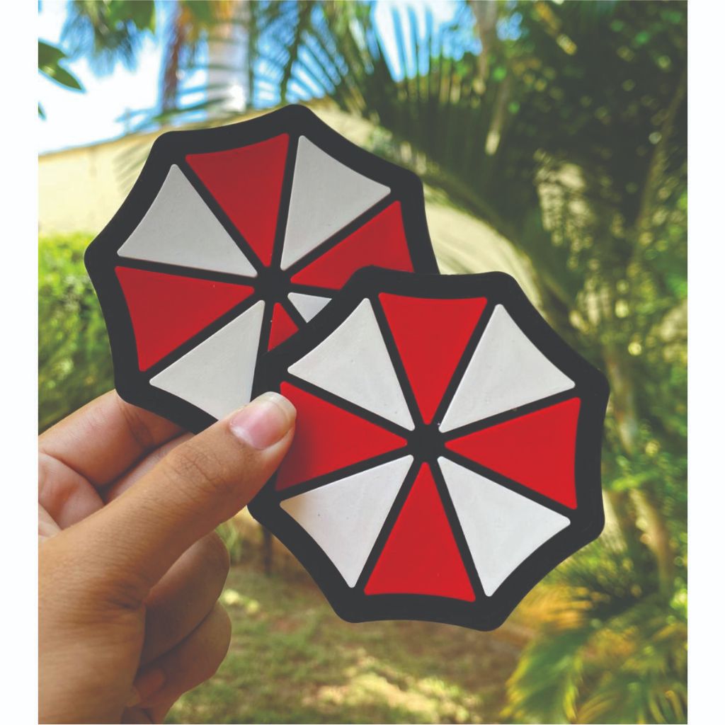 Porta Copos Resident Evil Vídeo Game Lavável Resistente Flexível Emborrachado P/Bebidas Escorredor em Oferta na Shopee