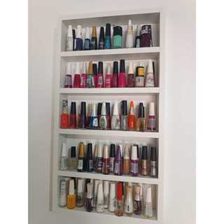 LIQUIDA EXPOSITOR PARA ESMALTE MDF COR BRANCO em Oferta na Shopee