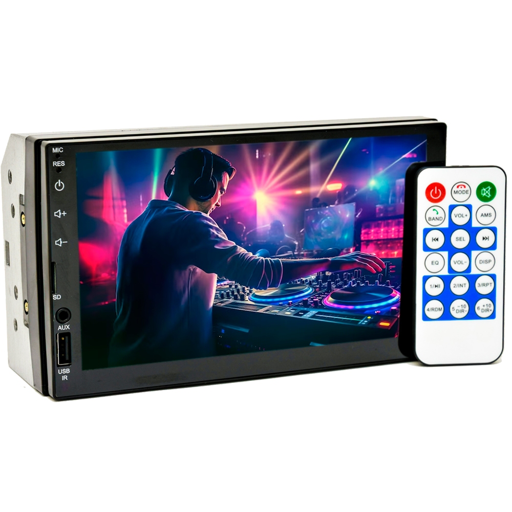 Central Multimidia Mp5 7" H-Tech HT-3000 USB Bluetooth Espelhamento - Spare Parts and Accessories for Vehicles