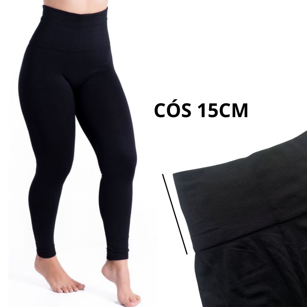 Meia Calça Cós Alto 15cm Fio 80 Térmica Outono / Inverno G015