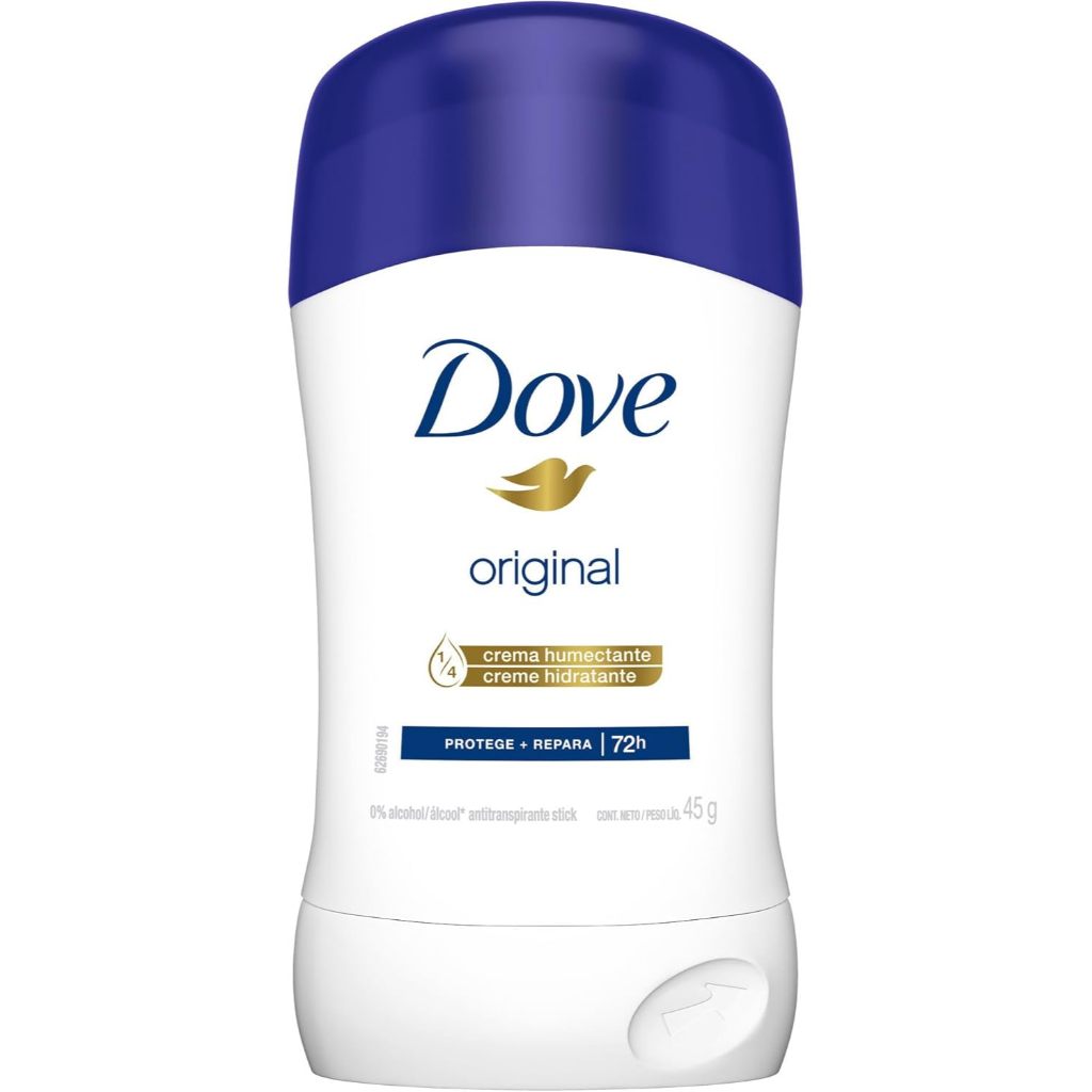 Desodorante Antitranspirante Dove Em Barra Original Com 45g em Oferta na Shopee