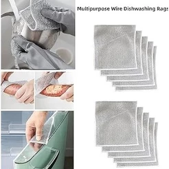 DAGUAN Pano De Limpeza De Arame Metálico Malha Não Oleosa Fogão De Cozinha Prato & Panelas Em Vez De
