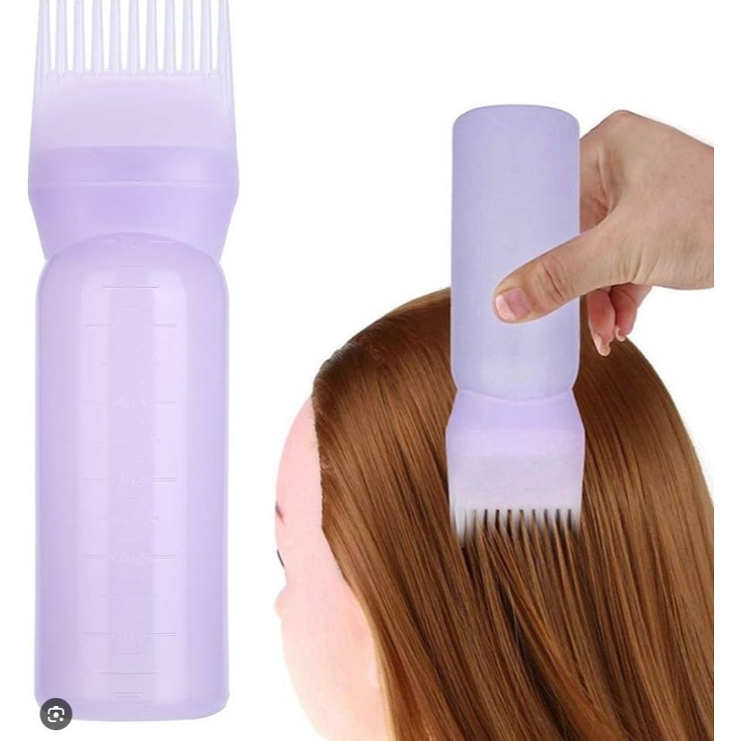ANA1108 Pente Frasco Aplicador De Tintura P/ Cabelo COR aleatório DGDG SHOP