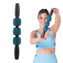 Rolo Bastão Massagem Miofascial para alívio de dores musculares