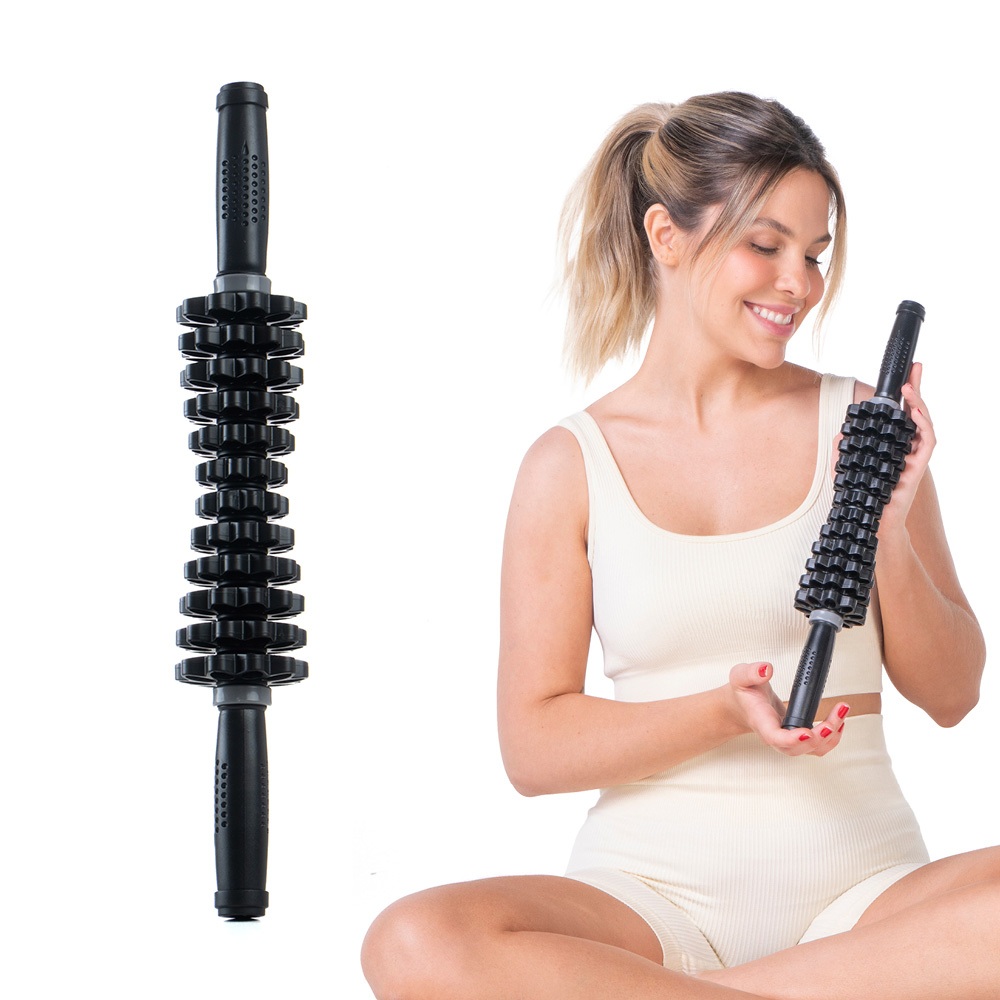 Rolo Bastão Massagem Liberação Miofascial Yoga Pilates Recuperacão Muscular em Oferta na Shopee