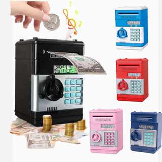 Mini Cofre Eletrônico Digital Puxa Notas Automático Dinheiro e Moedas infantil 4350 em Oferta na Shopee