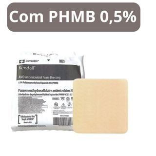 Curativo de Espuma Antimicrobiana com PHMB Bandagem Proteção Ferimentos - Covidien em Oferta na Shopee