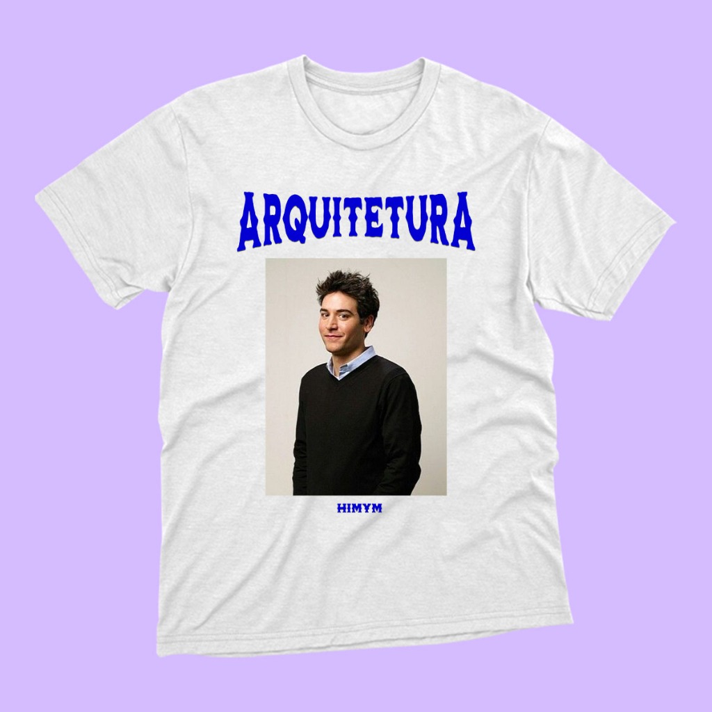 Camiseta Arquitetura Ted Mosby Seriado How I Met Your Mother HIMYM 100% Algodão Unissex