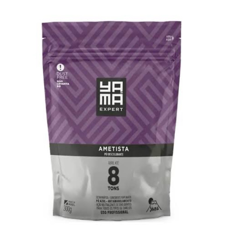 Pó Descolorante Yamá Ametista Refil 8 tons - 300g