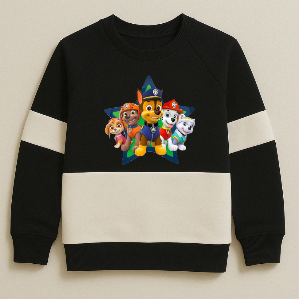 Moletom Infantil Menino Patrulha Canina Flanelado Inverno Quentinho