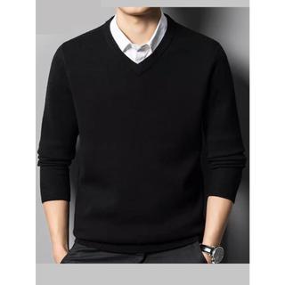 Suéter Blusa Frio Masculina Inverno Gola V e Gola Redondo alta qualidade