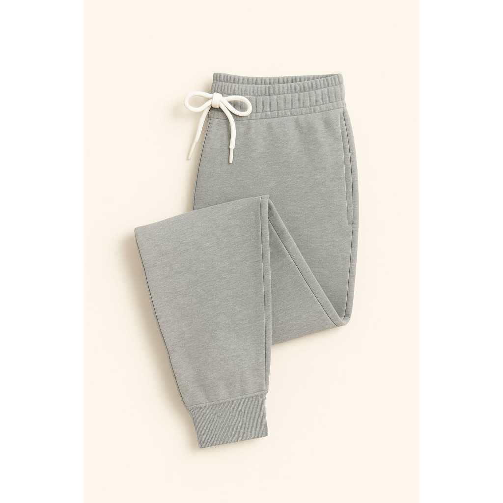 Calça de Moletom Unissex Peluciada com Bolso