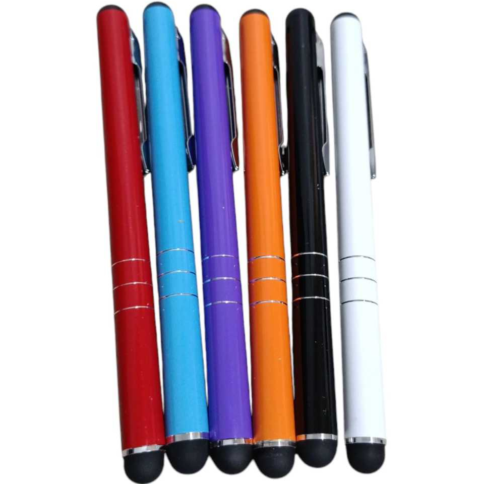 04 Unidades Caneta Touch Screen Universal Celular Tablet Tela Desenho Cores Sortidas
