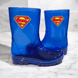 Galocha Bota de Chuva Cano Alto Superman Capitão América Infantil Menino Juvenil Leve Moderna Confortável em Oferta na Shopee