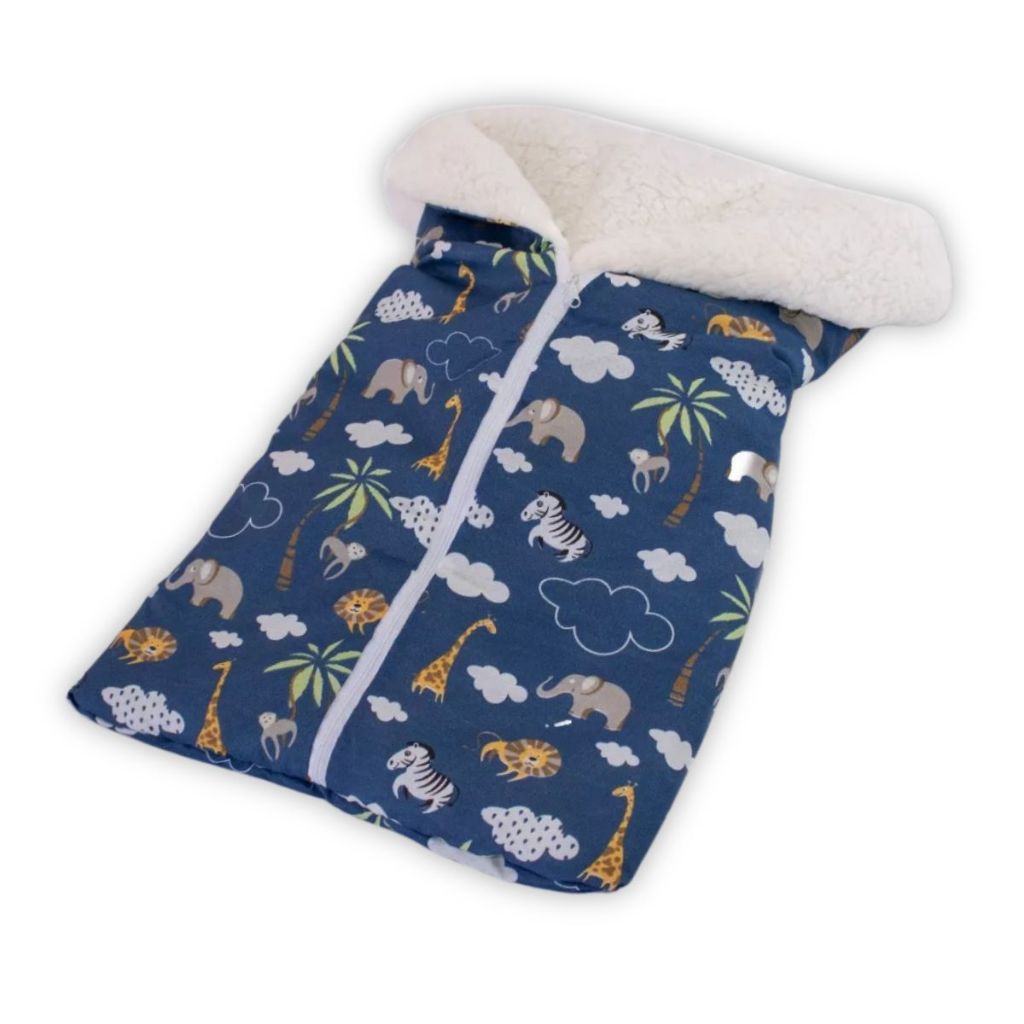 Saco de Dormir Bebê Inverno Sherpa Super Quentinho 60x35cm