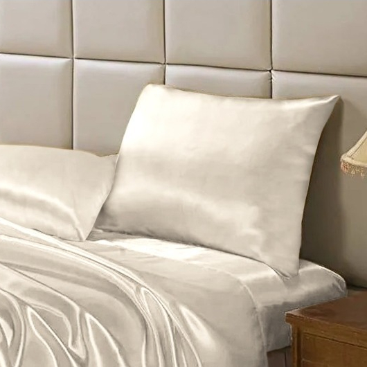 Kit 2 Fronhas Seda Charmeuse Antifrizz 70x50cm