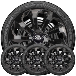 Jogo 4 Calotas Reforçadas Aro 13 14 15 Unicolor Compativel Com Fiesta Verona Focus Ka Sedan em Oferta na Shopee