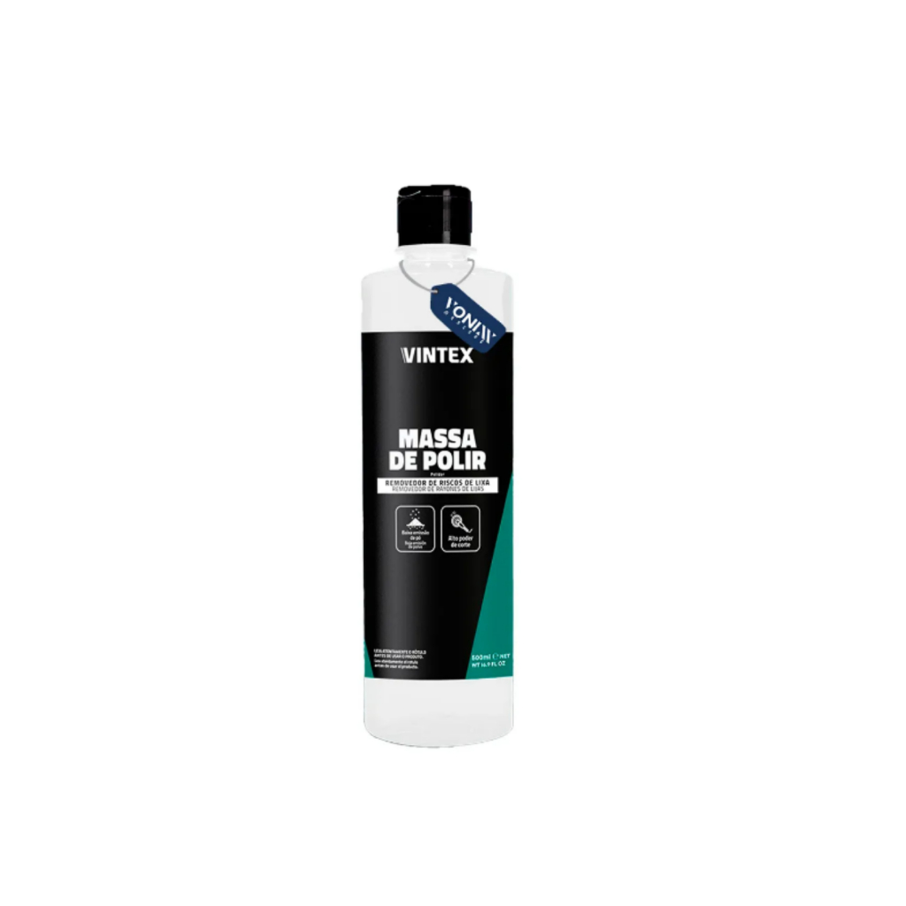 Massa De Polir vintex 590g Polimento Automotivo Corte