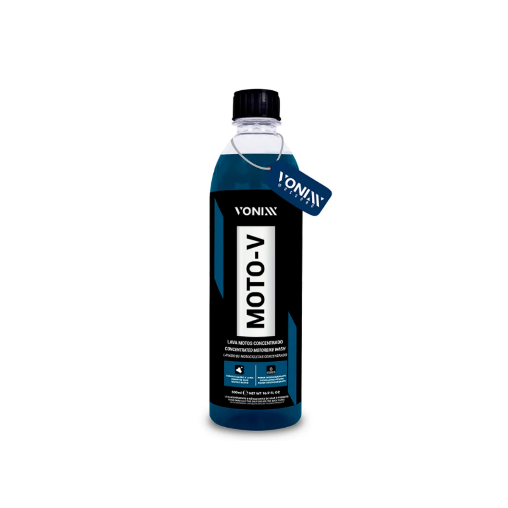 Moto-v Shampoo Desengraxante Para Lavar Motos Vonixx 500ml em Oferta na Shopee