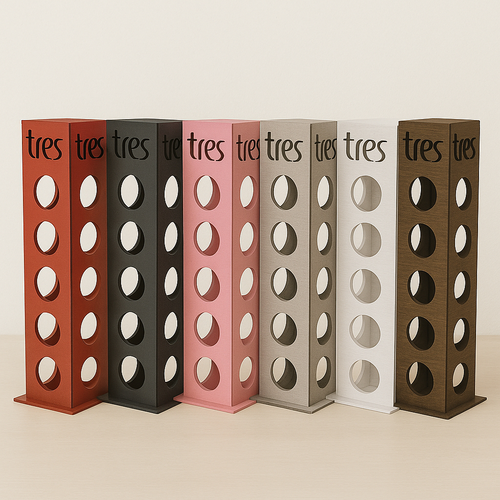 Porta capsula em mdf preto 3 corações/nespresso/dolcegusto em Oferta na Shopee