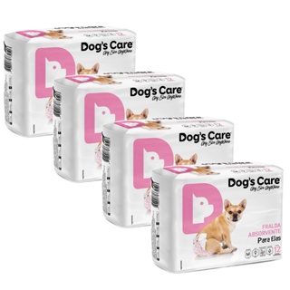 Fralda Absorvente Higiênica Descartável Dogs Care P/ Cães Cachorros Fêmeas C/ 48 Unidades Tam M/P em Oferta na Shopee