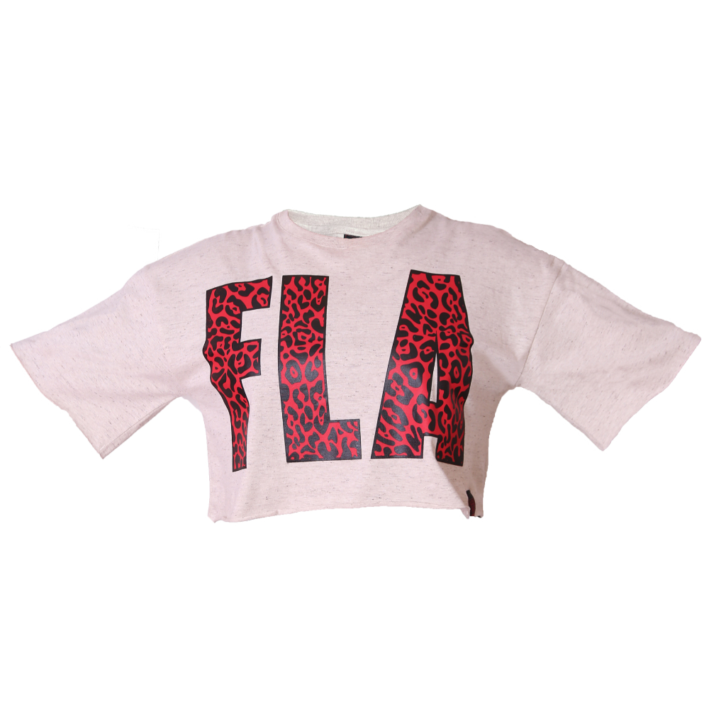 CROPPED FLAMENGO ONCINHA (MESCLA) - Sports & Outdoors