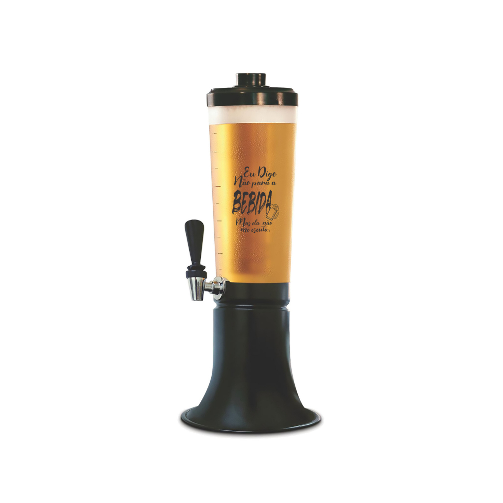 Torre de Chopp Frases Diversas Doutor Beer 2L Digo Não A Bebida, mas Ela Não Escuta
