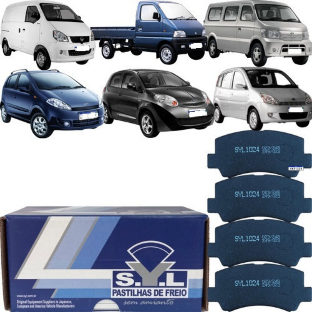 Pastilha Freio Dianteira Rely Link Pick-up Van 2011/...