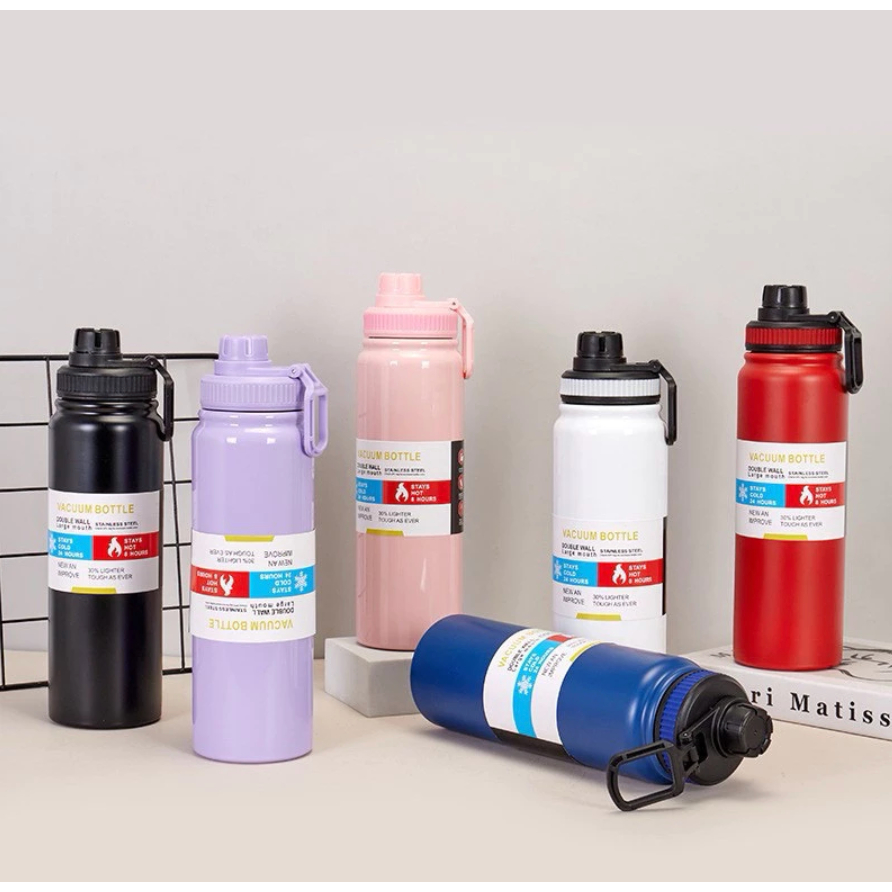 Garrafa Térmica 800ml Garrafa Espacial Quente & Frio Com Isolamento Térmico Grande Capacidade 800ml em Oferta na Shopee