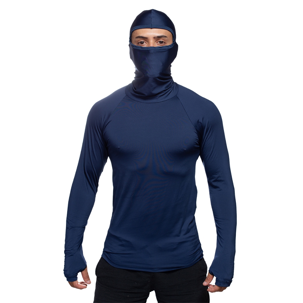 Kit 03 Camisa Termica Para Motociclista Proteção Sol Uv 50 Motoboy Entregador Trabalhador — imagem 2 de 2