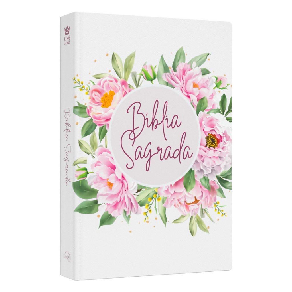 Bíblia Sagrada BKJ | Flores Arco de Paz | Capa Dura - Books & Magazines