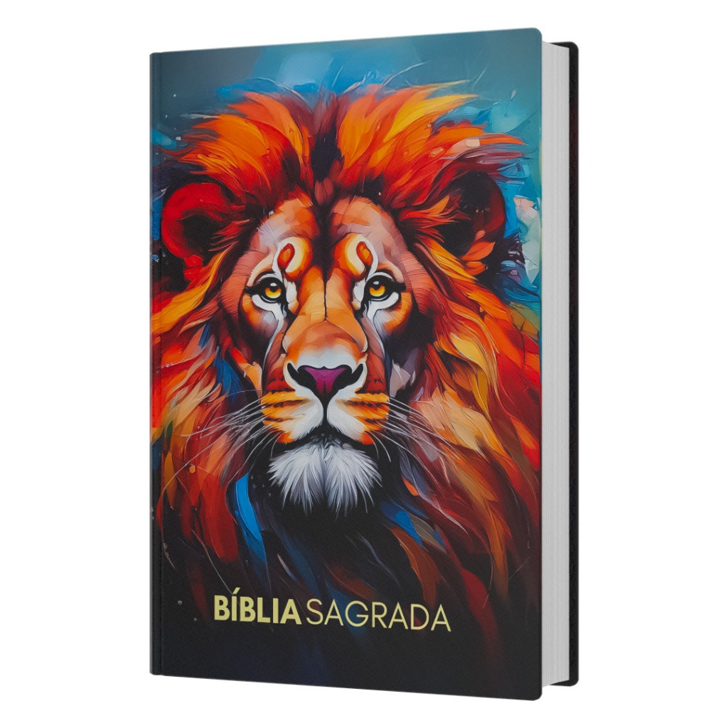 Bíblia Sagrada BKJ | Leão de Judá Colorido | Capa Dura - Books & Magazines