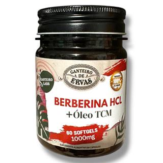Berberina + Óleo TCM 1000mg 60softgels Canteiro de Ervas em Oferta na Shopee