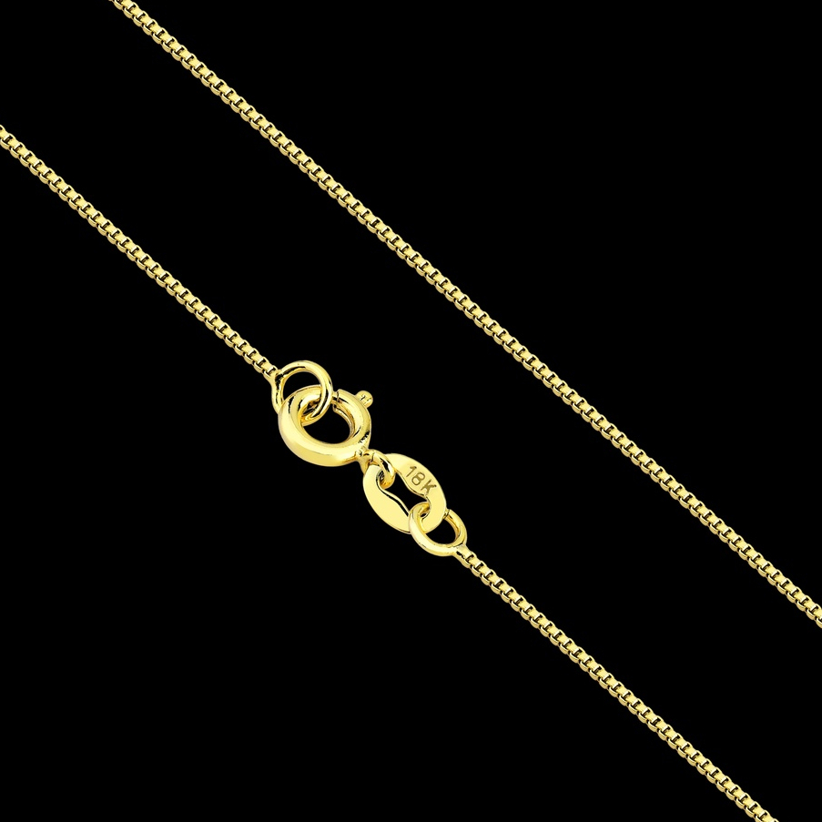 Corrente Veneziana Masculina Banhada a ouro 18k 50cm 60cm 70cm