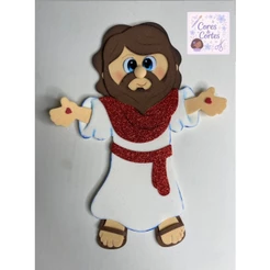 Aplique de Jesus em EVA 23cm