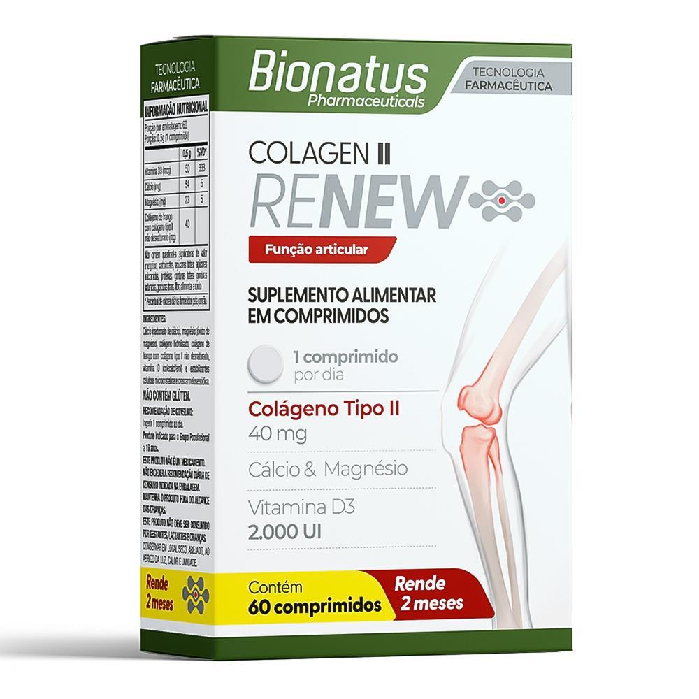 COLAGEN II RENEW COLÁGENO TIPO II COM 60 CÁPSULAS - Health