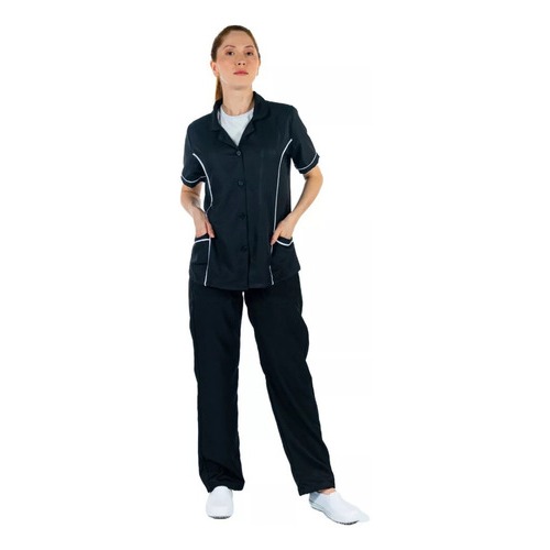 Conjunto Jaleco E Calça P/ Babá Uniforme Qualidade Premium
