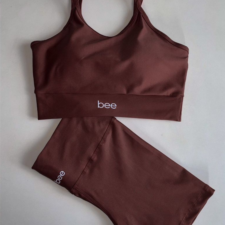 Conjunto Fitness Feminino Short Cintura Alta Top Roupa Fitness Musculação Roupa de Academi...