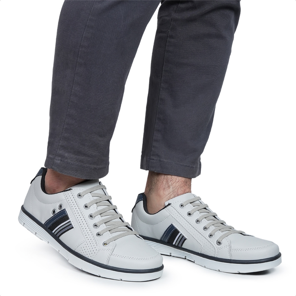 Sapatênis Masculino Casual Calce Fácil Elastico 755 em Oferta na Shopee