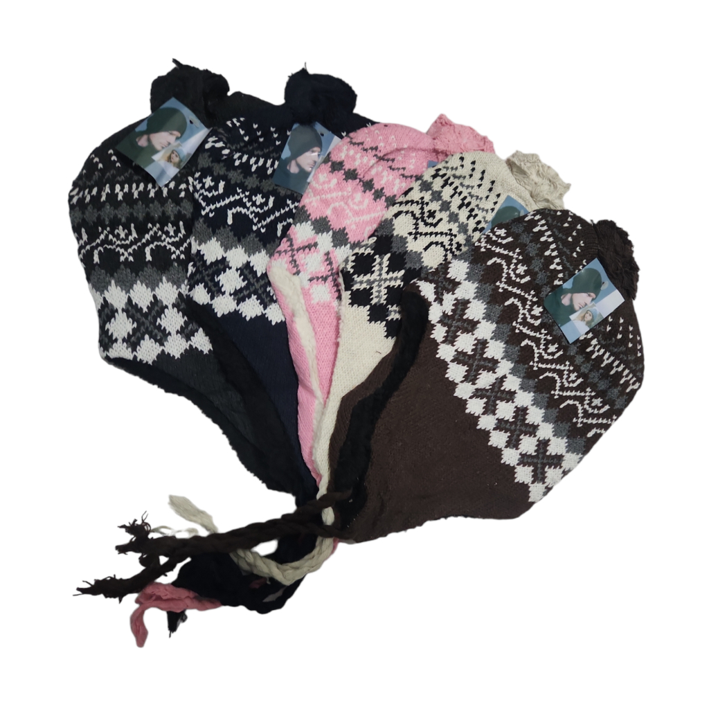 Kit 10 Gorros Peruano Coya Chullo Chaves Touca Boliviano Tampa Orelha