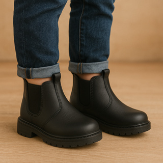 Bota Jeca Infantil para Menino Moda Country Botinha Chelsea com Elástico em Oferta na Shopee