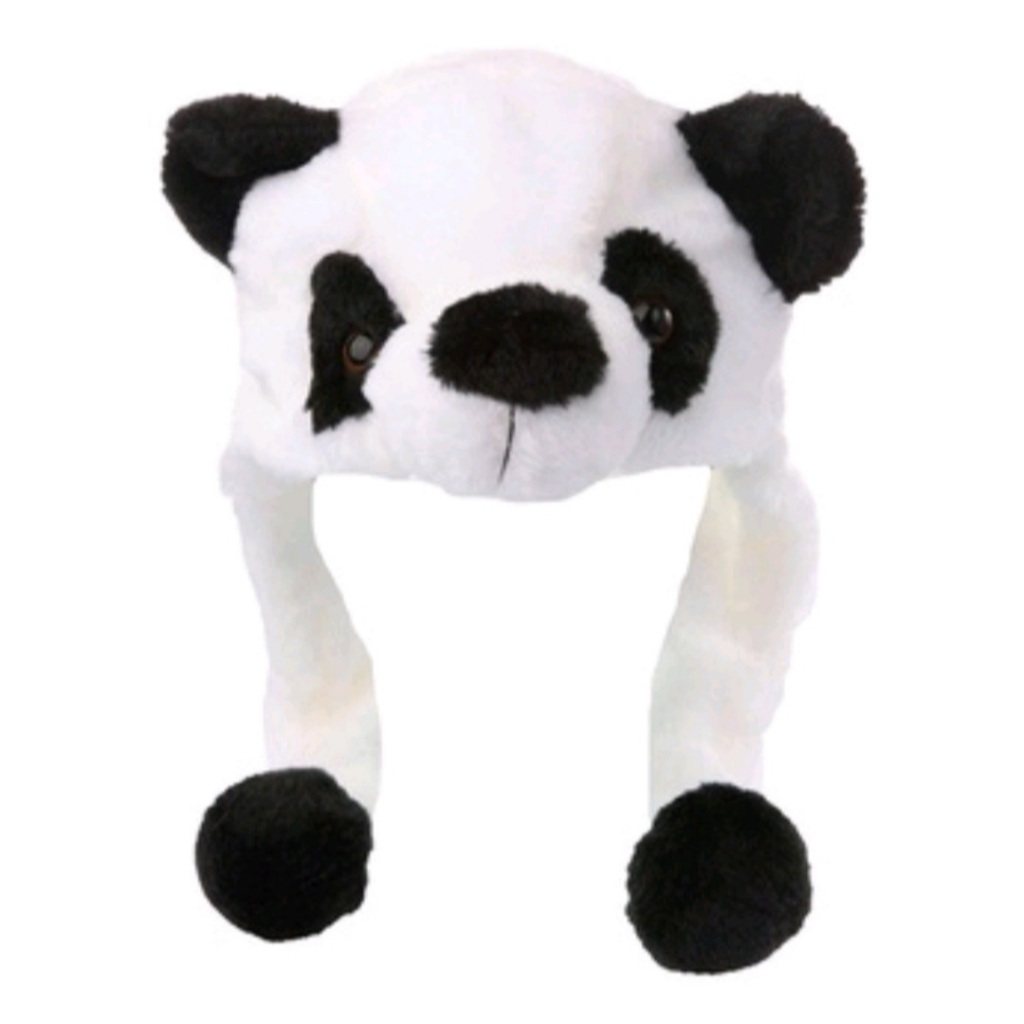 Touca Gorro Urso Panda Bichinho Pelúcia Cosplay Adulto Inft Super Oferta !!! PROMOÇÃO