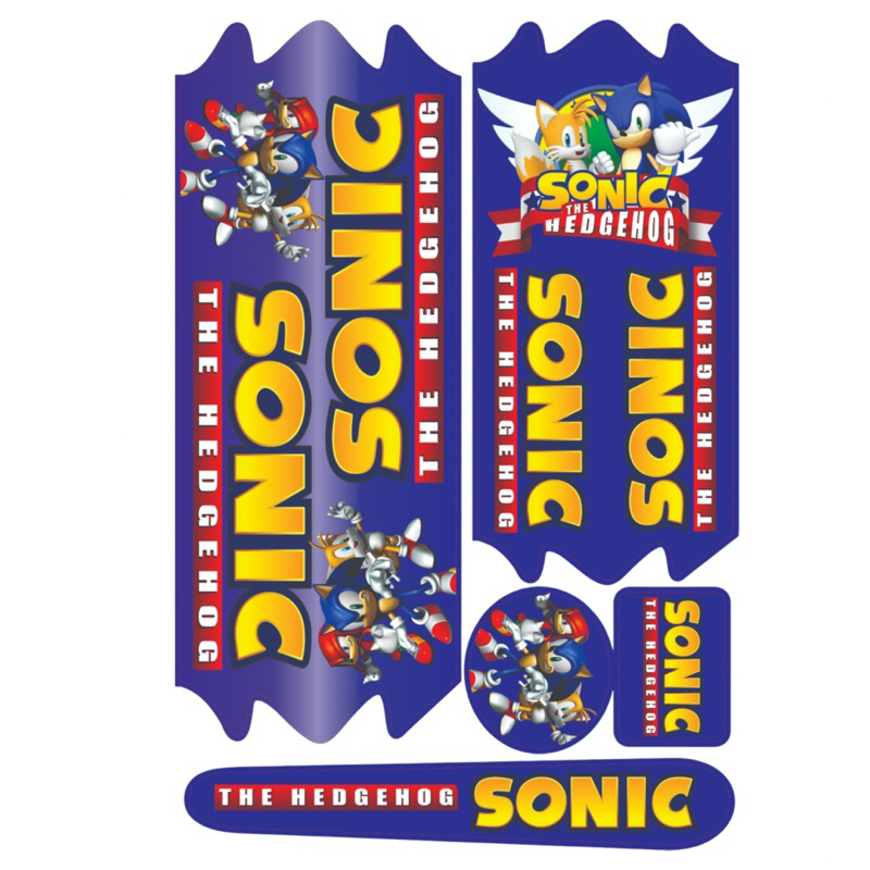 adesivo bicicleta infantil SONIC aro 12/16/20/24 em Oferta na Shopee