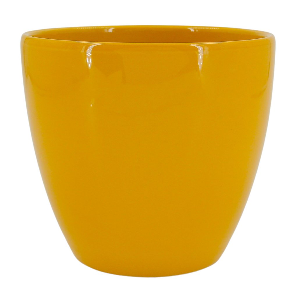 Vaso Cachepot Cerâmica Holandês - Genoa Amarelo