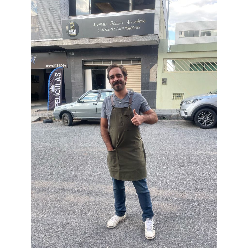 Avental Oxford Verde: Onde Comprar | BuscaProdutos