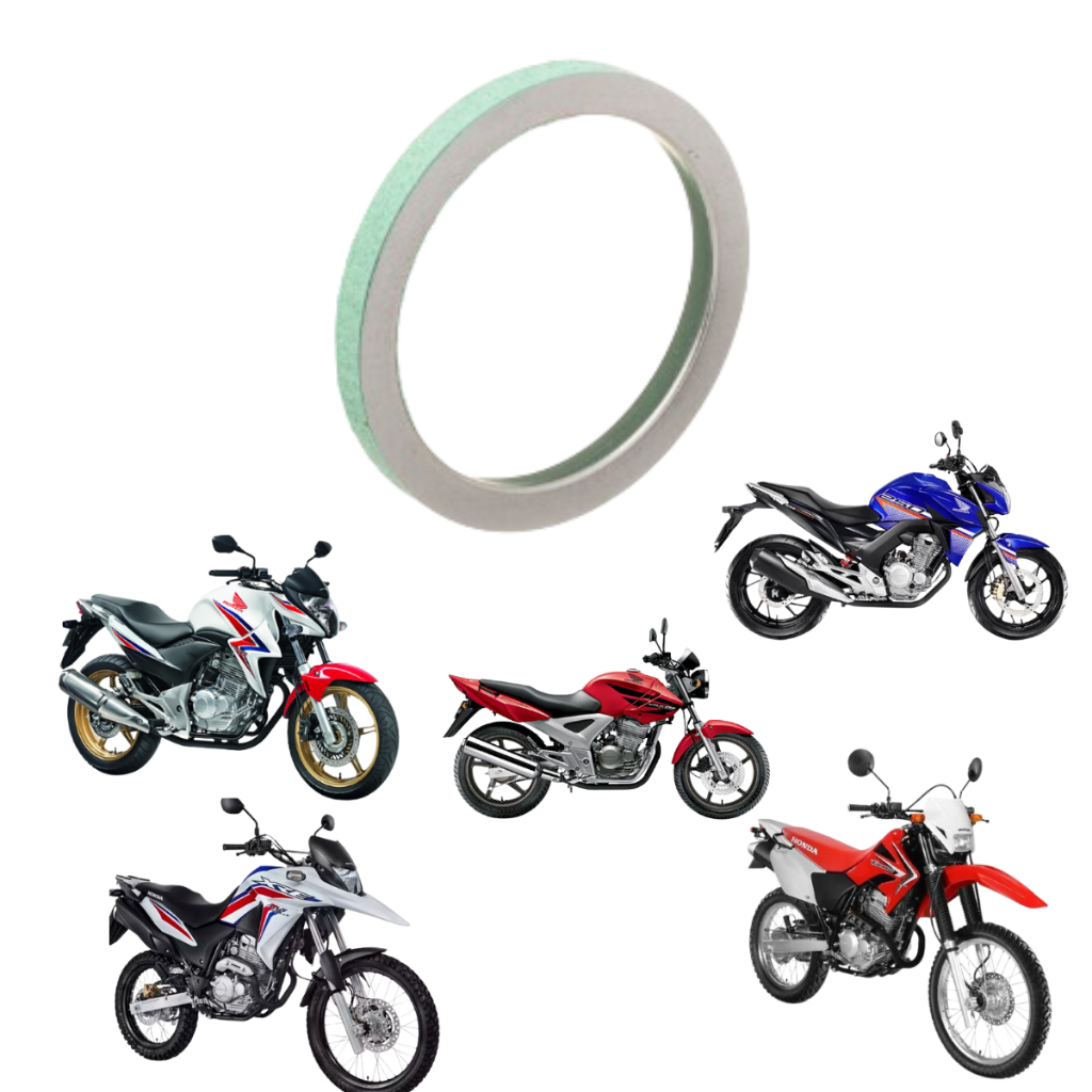 Junta Escapamento Kmp Cb 300r Xre 300 Twister Xr 250 Cb250f