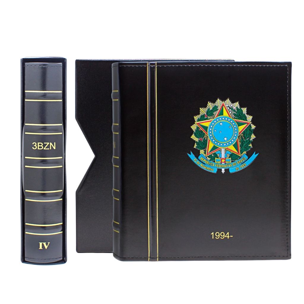 Álbum Moedas Super Luxo Nº 4 República Real 1994 - 2029