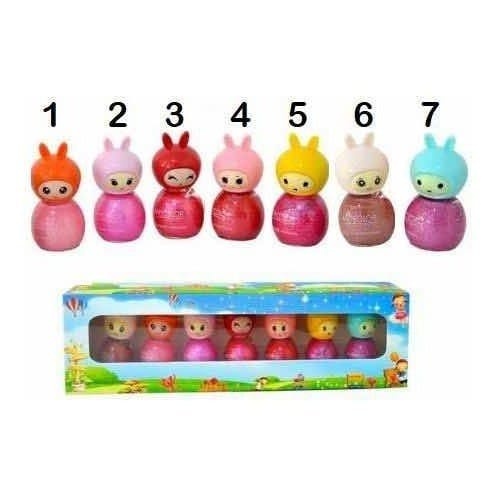 Kit 7 Lip Gloss Princesas Anycolor 1410-38