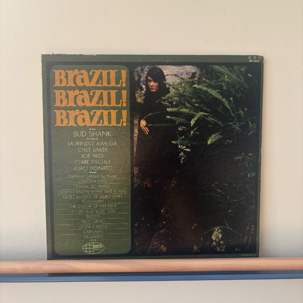 LP Bud Shank – Brazil! Brazil! Brazil! (Feat. Chet Baker, João Donato, Clare Fischer...) 1966