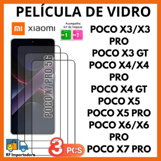 Película De Vidro 3D Temperado Para Xiaomi Poco X3/X3 PRO X4/X4 PRO X4GT X5/X5 PRO X6/PRO X7 PRO em Oferta na Shopee